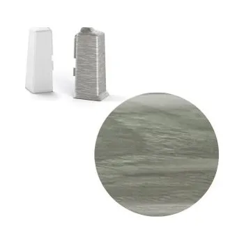 Podlahová lišta Salag AC AP31 vnější růžek k soklové liště NG62, PVC chateau, v: 62 mm, 1 ks