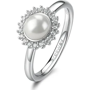 Módní doplněk Prsten Brosway Fancy Infinite White FIW148 Velikost 54