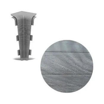 soklová lišta AC AP28/1 vnitřní růžek k soklové liště SG75, PVC Dub bergenský, 1 ks