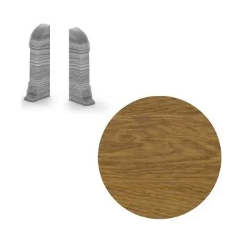 AC AP28 koncovka L+P k liště NGF56, PVC Carlo, v: 56 mm, 1 pár