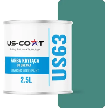 barva a nátěr na dřevo KRYCÍ BARVA NA RENOVACI DŘEVĚNÝCH DVEŘÍ TYRKYSOVĚ MÁTOVÁ RAL 6033 SATÉNOVÁ 2,5 L