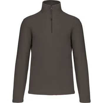 pracovní mikina Kariban Mikina Kariban K912 Enzo s 1/4 zipem, mikrofleecová COT20K912a1414-green olive Olivová 4XL