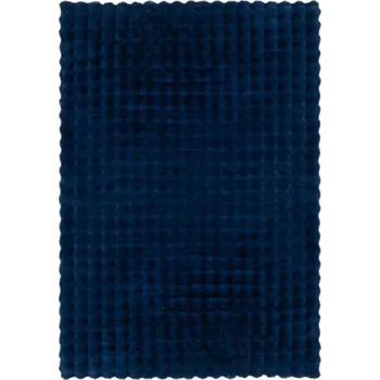 Hans Home Kusový koberec Waffle Faux Fur Navy - 80x150