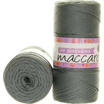 Příze Maccaroni PP Macrame 064 tmavší šedá