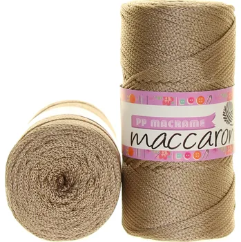 Příze Maccaroni PP Macrame 040 hnědošedá