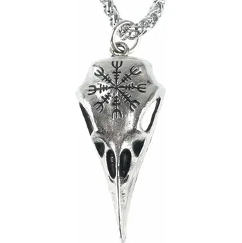 Přívěsek obojek Raven Skull - PSY940