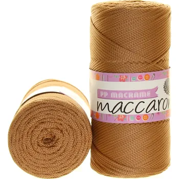 Příze Maccaroni PP Macrame 032 béžovohnědá