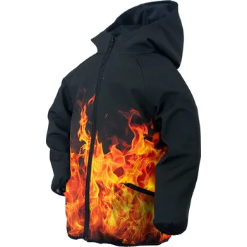 Chlapecká bunda Dětská softshellová bunda – Fire (Velikost bundy: 92)
