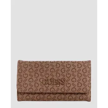 Peněženka GUESS dámská peněženka Bowie hnědá