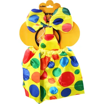 Set karneval - myška puntíky barevné