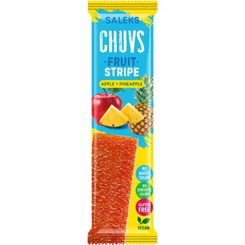 Čokoládová tyčinka Chuvs ananasový prúžok 15g