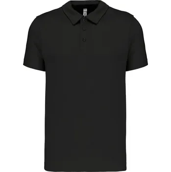 Kariban Polokošile Kariban PA482 CoolPlus®, krátký rukáv, pánská COT20P48200201-black S Černá