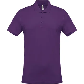 Pánské tričko Kariban Polokošile Kariban K254, krátký rukáv, pánská COT20K25435002-purple M Purpurová