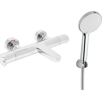 Vanová baterie SAT Dark s vanovým setem 150 mm chrom SATBSDA222CRSET1