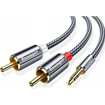 Audio kabel AUDIO KABEL 2x RCA (CINCH STEREO) - MINI JACK 3,5mm délka 3m