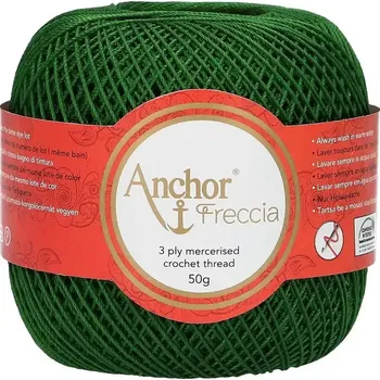 Příze Anchor Freccia 12 - 322 Lesní zelená (Háčkovací příze Anchor Freccia 12 - 322 Lesní zelená)
