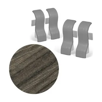 soklová lišta AC AP35 spojka k liště 08, Dub Roseburn, 4 ks