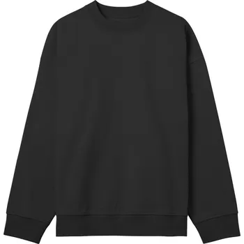 pracovní mikina TRUE BLANKS Mikina Contemporary Mens Boxy Sweater, pánská COT732601ajn04-off black XL Černá off