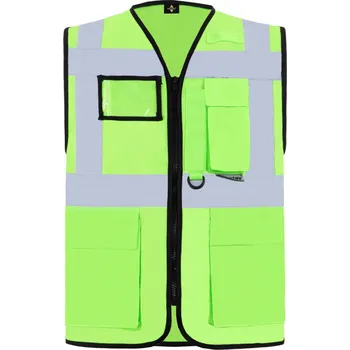 pracovní vesta Korntex Vesta KXMF – Berlin, multifunkční, reflexní COT76KXMF04215-lime green 5XL Zelená lime