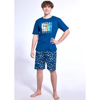 Pyžamo Cornette F&Y 551/50 Fish 164-188 tmavě modrá 188/L