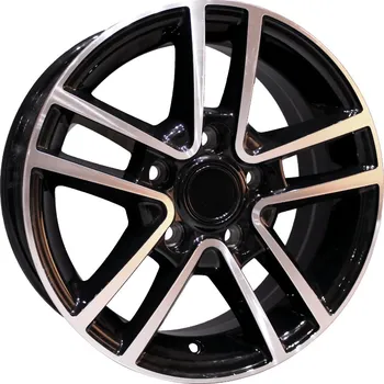 Plechové kolo Disk Alu 5,5Jx14 H2 ET30 (112x5) Black Diamond