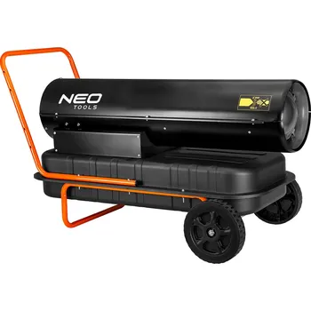 Průmyslové topidlo NEO TOOLS Olejový ohřívač 50kW, nádrž 50l, kolečka