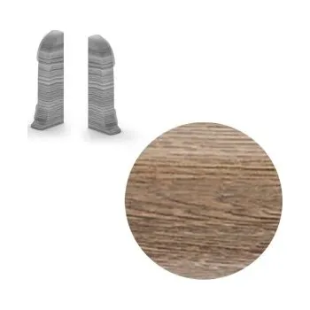 Salag AP28 koncovka L+P k liště NGF56, PVC Lismore, 56 mm, 1 pár