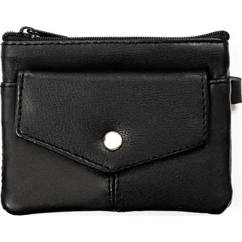 Outdoorové zavazadlo Klíčenka z pravé kůže Barva: Černá