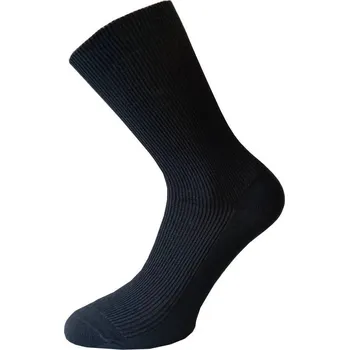 Pánské ponožky VFstyle Zdravotní bavlněné ponožky HIGH černé Velikost: 37 - 38