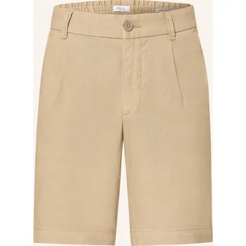 Paul Pánské Šortky Comfort Fit Se Lnem, béžová, 58