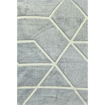 deka Deka mikroplyšová svítící ve tmě 150x200cm - geometrie šedá