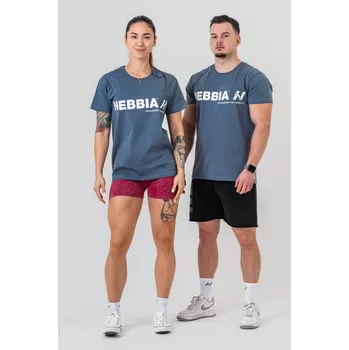 NEBBIA GYM ESSENTIALS tričko šedé XXXL