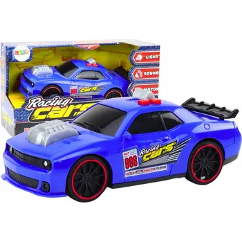 autíčko Závodní Auto Světla Zvuky Otevírací Motor Modré