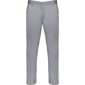 Pánské kalhoty Kariban Kalhoty Day-to-Day WK738 do pasu, pánské COT20W73864015-silver 5XL Stříbrná