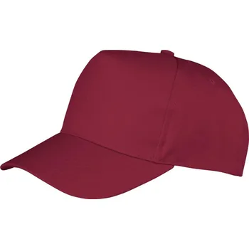Result Headwear Kšiltovka RC 084X, 5 panelová COT28084X37099-burgundy UNI Burgundová