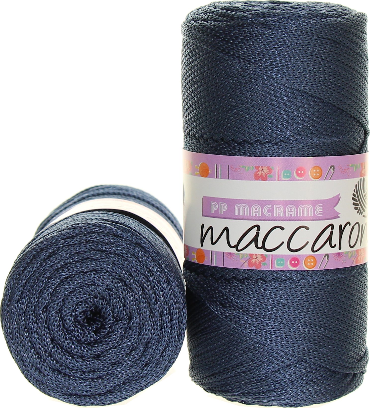 Maccaroni PP Macrame 236 kobaltová modř