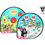 Krteček terč - suchý zip Zimní hrátky