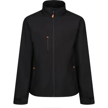 pracovní bunda Regatta Professional Bunda Powercell 5000 TRA 739, softshellová, zateplená COT36A739zv103-black/magma L Černá/magma