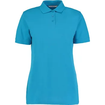 Kustom Kit Polokošile Superwash KK 703, krátký rukáv, dámská COT4307034402e-turquoise L Tyrkysová