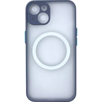 MagSafe silikonový kryt pro iPhone 15 - Šedý