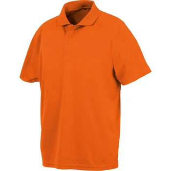 Pánské tričko Spiro Polokošile Aircool S288X, sportovní, krátký rukáv COT29288Xu6813-flo orange 3XL Oranžová flo