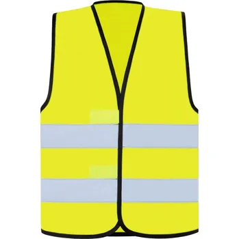 pracovní vesta Korntex Vesta Basic KXVW – Wolfsburg, reflexní COT76KXVW20014-yellow Žlutá 4XL