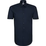 Seidensticker Košile Shirt Regular SSL, krátký rukáv COT783001003xg-navy Navy 38