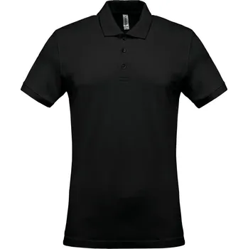 Kariban Polokošile Kariban K254, krátký rukáv, pánská COT20K25400204-black XL Černá