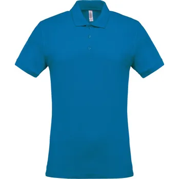 Pánské tričko Kariban Polokošile Kariban K254, krátký rukáv, pánská COT20K254i4313-tropical bl 3XL Modrá tropical