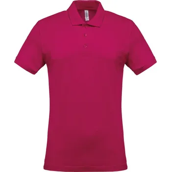 Pánské tričko Kariban Polokošile Kariban K254, krátký rukáv, pánská COT20K25431002-fuchsia M Fuchsia