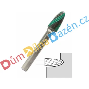 Fréza Optima OPTIMAtools technická fréza oblá Průměr: 8 mm, Stopka: 6 mm