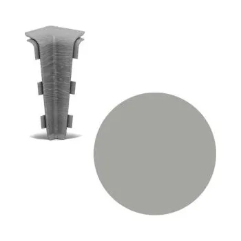 soklová lišta AC AP28/1 vnitřní růžek k soklové liště SG75, PVC šedá, 1 ks