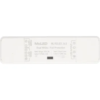 LED páska Zesilovač signálu Nano pro dual white LED pásky, 2x 5A, 5-24VDC, IP20