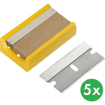 Vysavač na okno B2B Partner Břity pro bezpečnostní škrabku 4 cm (5 ks)